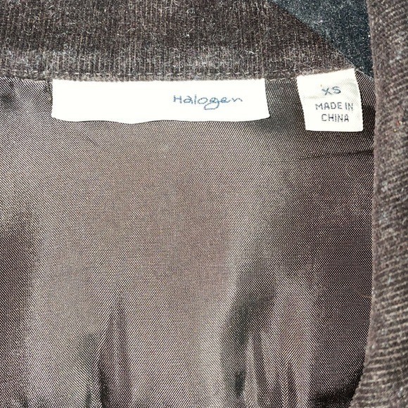 Halogen three button blazer jacket collared xs. -… - image 2