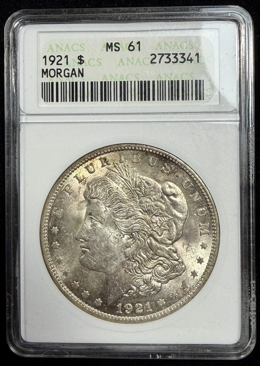 MS 61 Graded 1921 Year Morgan US Dollars (1878-1921) for sale | eBay