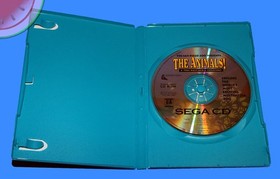 TESTED San Diego Zoo SEGA CD Disc THE ANIMALS! Edutainment  in Blue Case WORKS!