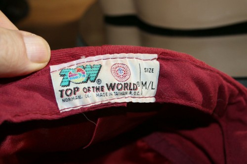 1974 - 1980 RARE VTG top of the world TOW crimson tide driver cap newsboy hat - Picture 5 of 9