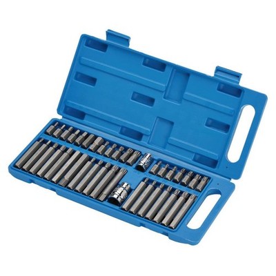 TORX BITS 6-KANT SPLINE XZN - BOX 40 BITS CHROM VANADIUM