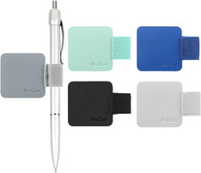 5 Pack Pen Loop Holders for Notebooks  Tablets - Self Adhesive, Assorted Colors