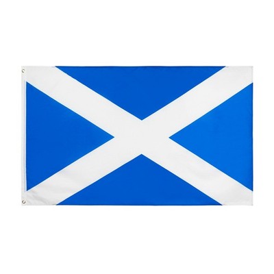 Schottland Flagge 5 Fuß x 3 Fuß Andreaskreuz Flagge 150 cm x 90 cm Messingösen