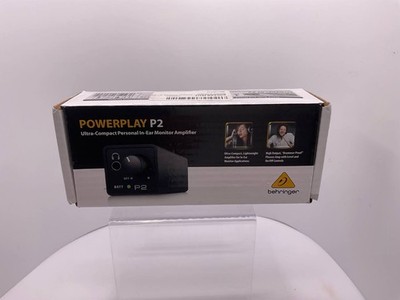 Behringer Powerplay P2 Ultra-Compact Personal In-Ear Monitor Amplifier Belt-Pack