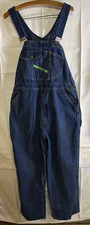 KEY IMPERIAL Bibs Overalls Men's Size 40X30Denim Work Farmer Vintage Blue Jean