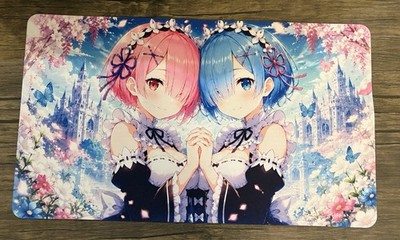 REM & Ram Playmat  - Re Zero - 24''x14''