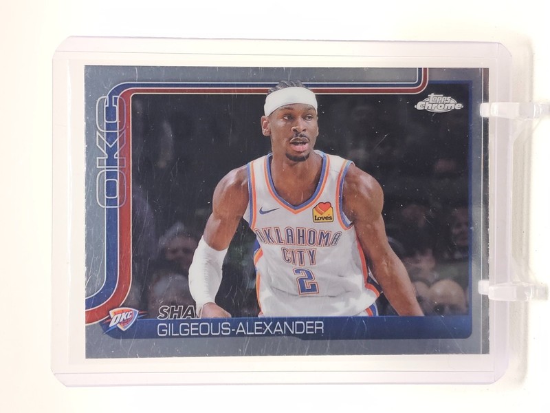 SHAI GILGEOUS-ALEXANDER 2025-26 TOPPS CHROME MVP BUYBACK #141 THUNDER B Q6572