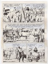 ERIO NICOLO' - TAVOLA ORIGINALE TEX - 'LA CELLA DELLA MORTE'