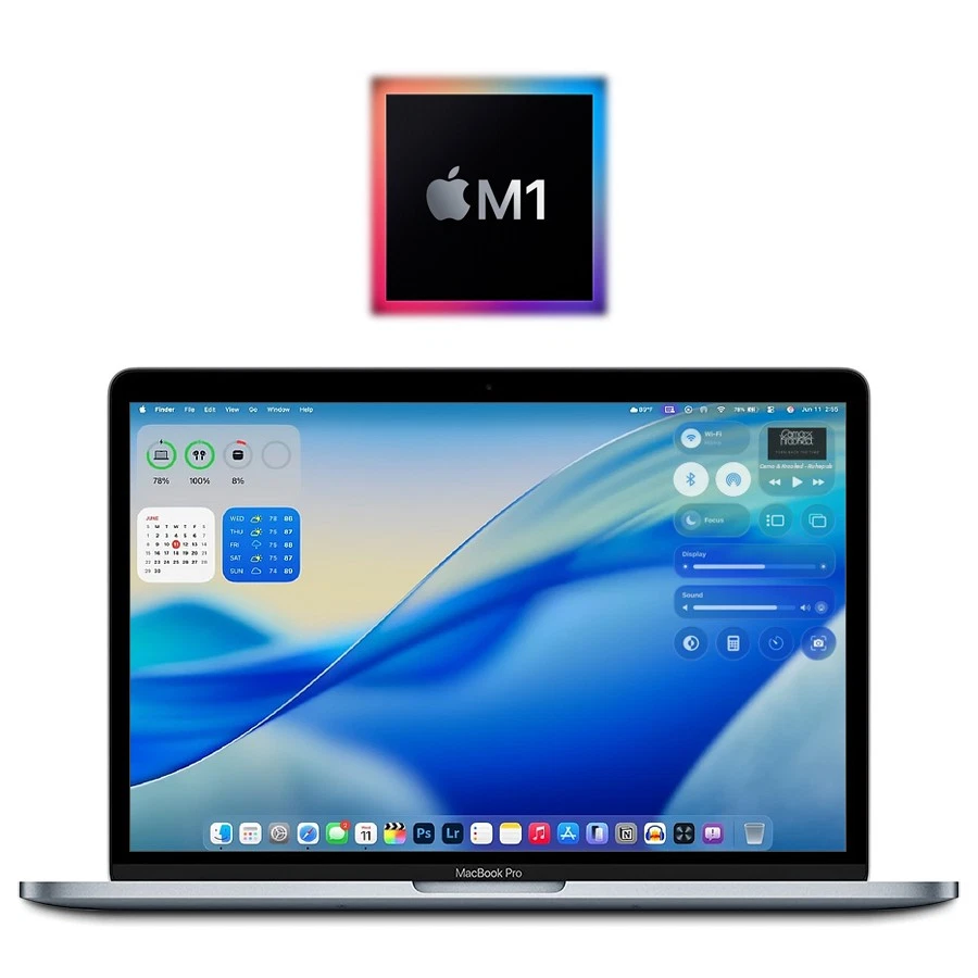 2020 Apple M1 MacBook Pro 13.3" 90%+ 16GB/512GB SSD (Silver) A2338 w/Warranty