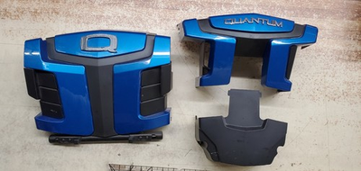 #ad #ad Quantum Q6 Edge Power Wheelchair Front amp; Back Shrouds Blue $45.00