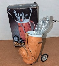 Golf Bag Pen Golf Clubs Mini Desktop Gift Souvenir Office Desk