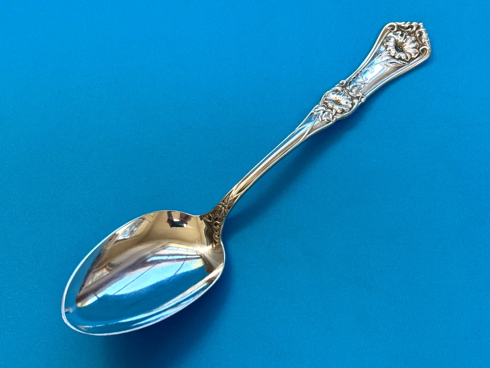 Wm Rogers GRENOBLE GLORIA Cuchara de Servir Sólida 8 1/4" 1906 Plato de Plata A1 Foto 2 de 4