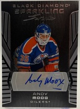 2025-26 Upper Deck Black Diamond Sparkling Scripts Auto Andy Moog #SS-AM