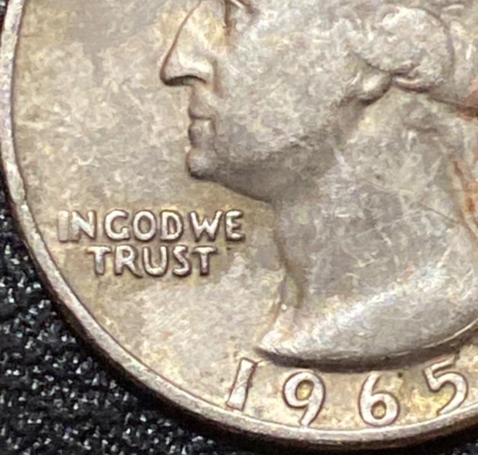 RARE 1965 Quarter Multiple Errors No Mint Mark DD SPACING - Image 3 of 4