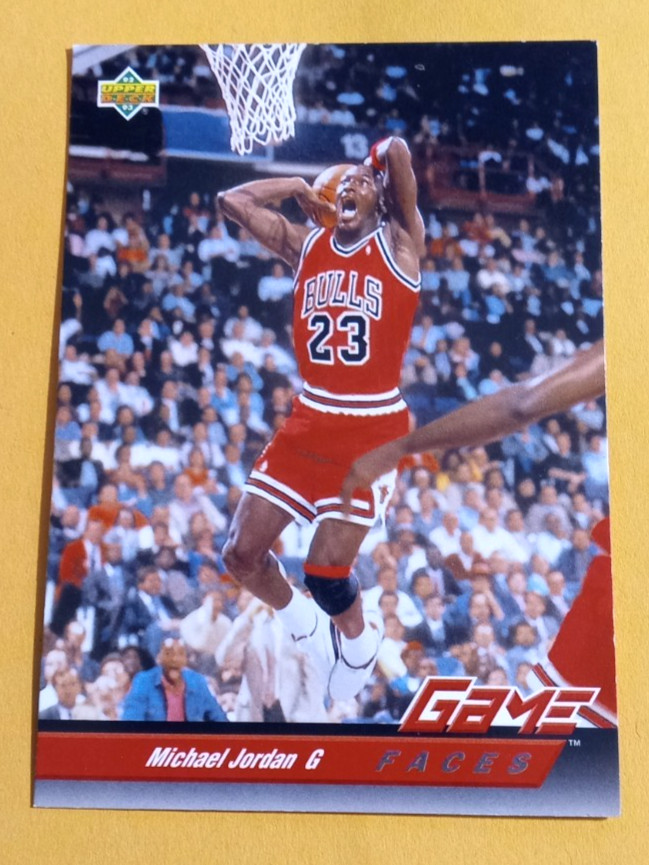 1992-93 Upper Deck - Game Faces Michael Jordan #488 - Chicago Bulls