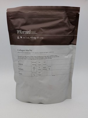 REFORMED Kollagen Mokka Rinder Kollagen + Vitamine Mineral Pilz Pulver 484 g