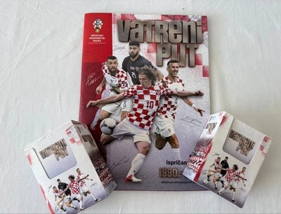 Vatreni Put CROATIA National Team- 2 Box Of Stickers Plus Empty Album
