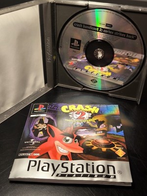 Crash Bandicoot 2: Cortex Strikes Back - Sony PlayStation 1 (PS1) - Platinum