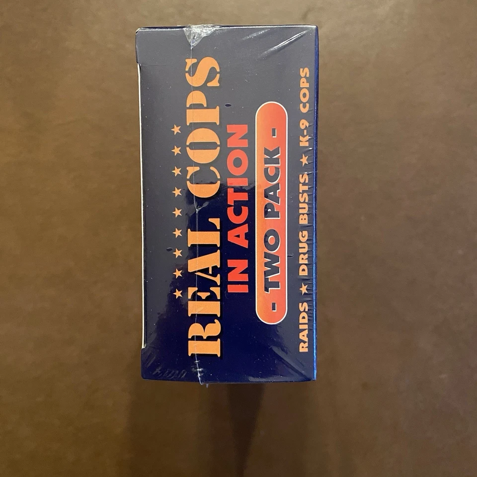 Real Cops In Action VHS 1996 Screener Promo 2 Tape Set Brand New Sealed Foto 3 de 4