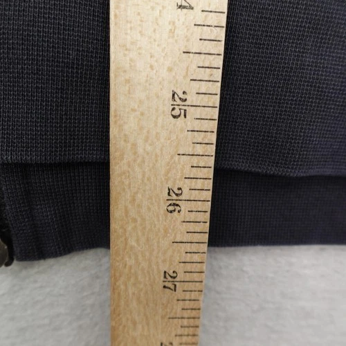 Apple Jacket Mens Small Black Full Zip Sweatshirt Logo Tech Employee Bomber Coat image 7