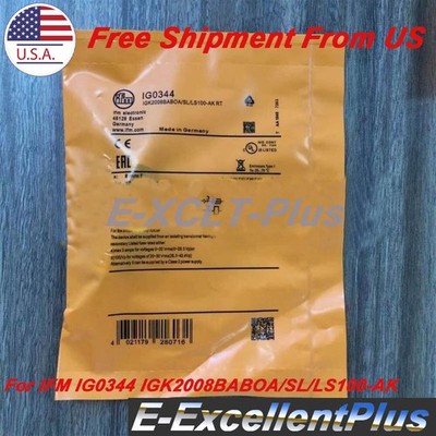 For IFM IG0344 Cylindrical Inductive Proximity Sensor Switch M18 20-250VAC/DC US