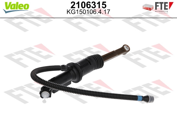 Cylindre émetteur embrayage Valeo 2106315 pièce de rechange hydraulique pour circuit 9689016780