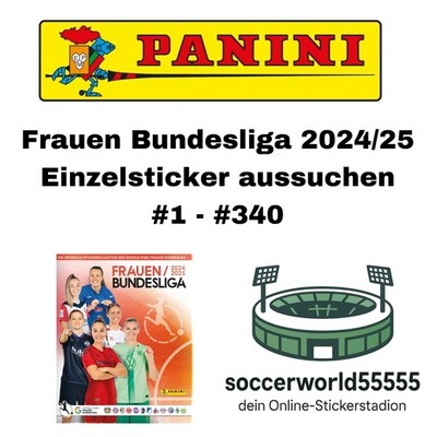 Panini Women's Bundesliga 2024/25 - Single Sticker #1 - #340 Pick