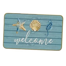  Nautical Door Mat - Coastal Kitchen Home Doormat, Nautical Coastal Multi Color