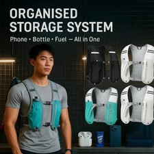 Hydration Running Vest Backpack Trail Marathon Race Hiking Cycling Pack Bag