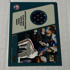 2001 Topps Traded Wilken Ruan Game Used Jersey Winning Materials Expos