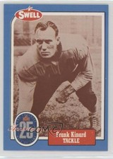 1988 Swell Football Greats Hall of Fame Bruiser Kinard Frank Kinard #63 HOF 0q3