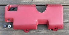 1983-1986 Ford Thunderbird Lower Steering Wheel Dash Cover Panel Red Trim 1983-1986 Ford Thunderbird Lower Steering Wheel Dash Cover Panel Red Trim