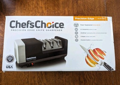 Chef's Choice Knife Sharpener 3 Stage Precision Edge 14 Degree Electric, 2933