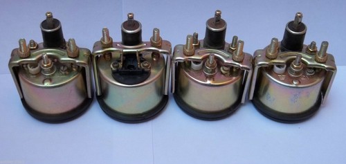 Gauges Set ( 4 pc) - Oil Pressure Temperature Oil Temp Volt Gauge 2" Elec - Picture 2 of 4