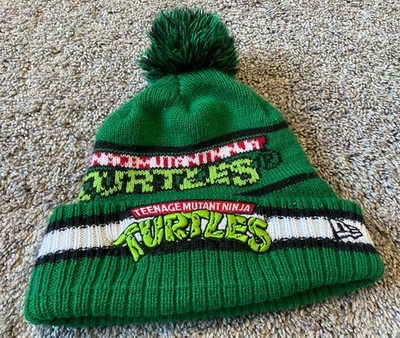 TMNT Teenage Mutant Ninja Turtle Pom Beanie Hat New Era One Size