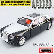 1:18 Rolls Royce Phantom Alloy Diecast Modellauto Metall große Spiele für Kinder Motte