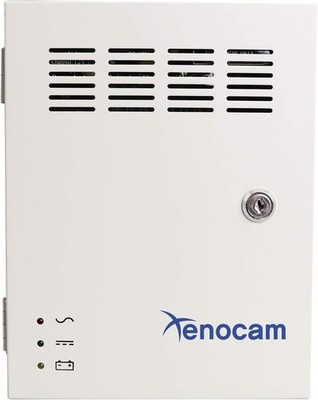 XENOCAM 9 Channel 9 Way 12V 10Amp DC Metal Boxed Cabinet Regulated Power Supply