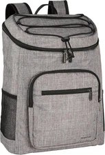 30 Can Insulated Cooler Backpack Gray