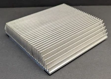 Big Aluminum Heatsink 8-1/2" x 8-5/8" x 1-3/4" 3lb 14oz With Mounting Holes