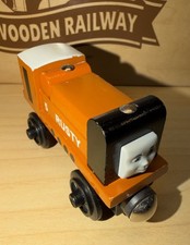 RUSTY THOMAS FRIENDS TRAIN WOODEN 1994 White Roof EXCELLENT