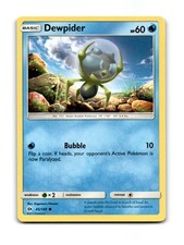 dewpider pokemon card value - 14/147 - Common - Reverse Holo Colorless Hook (30) Weakness Lightning 2 Retreat Cost Dewpider #47 Prices | Pokemon