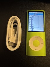 Apple iPod Nano 4th Generation Green 16 GB Bundle - See Pictures