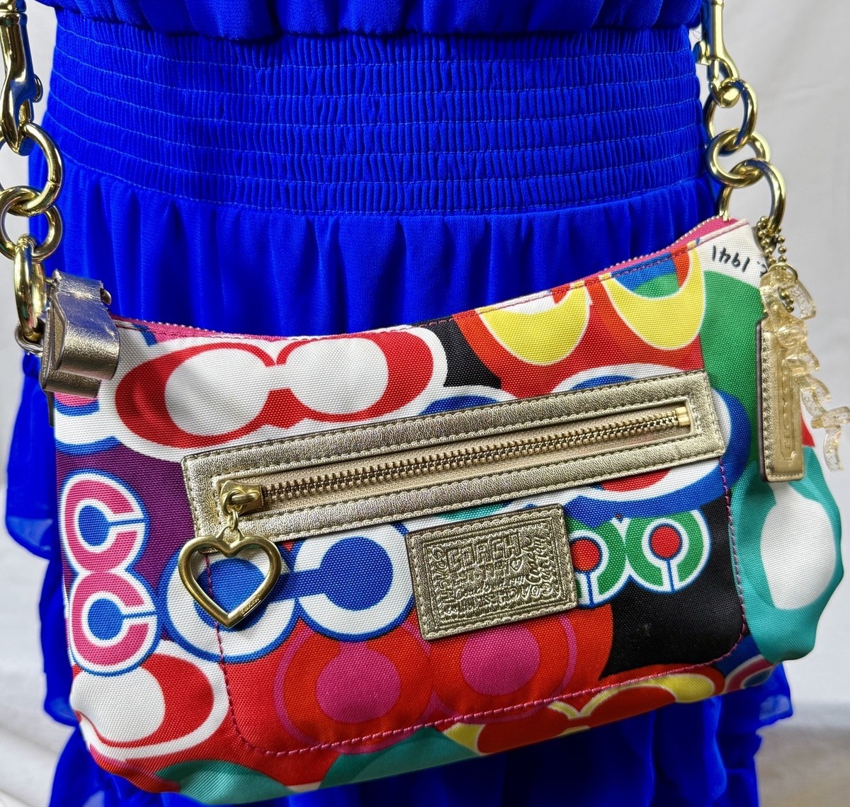 COACH Poppy バッグ ネイビー/ゴールド $_57.PNG?set_id=880000500F