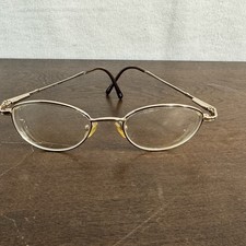 Diane von Furstenberg DVF 1600 Gold Metal Oval Eyeglasses Frames