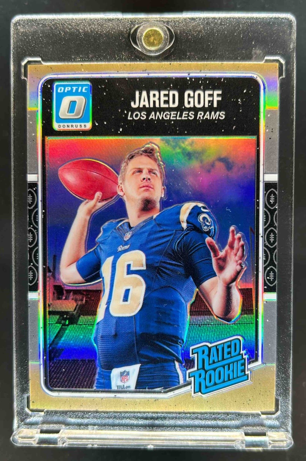 2016 Donruss Optic Jared Goff Orange Rookie RC #175/199 Rams