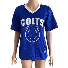 Sega NFL Indianapolis Colts Jersey Youth Flag Football Reversible Blue White