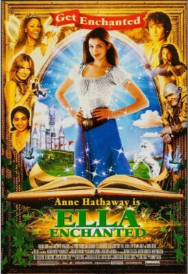 Original ELLA ENCHANTED 13x20 Movie Poster 2004 Ann Hathaway