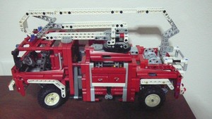 lego technic fire truck instructions