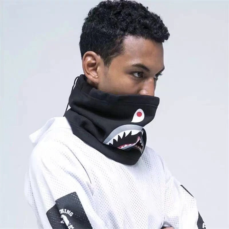Shark Mouth Camo Cycling Half Face Mask Mouth Neck Gaiter Cover Scarf Camouflage - Image 3 of 4