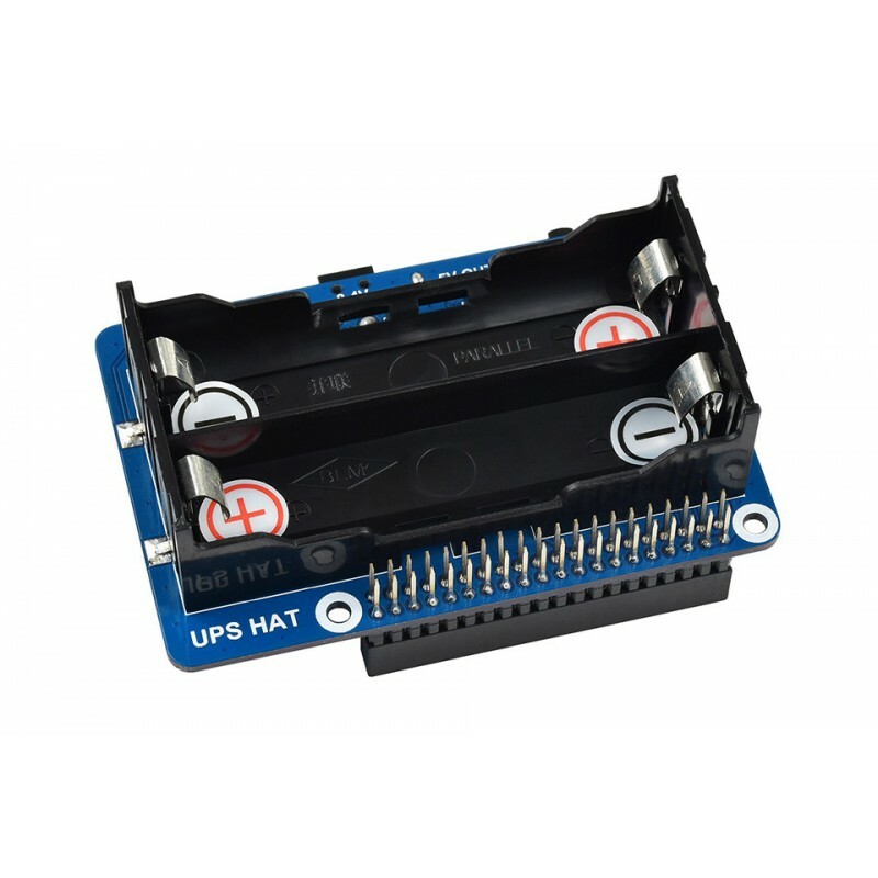 Waveshare Uninterruptible Power Supply UPS HAT For Raspberry Pi Stable 5V